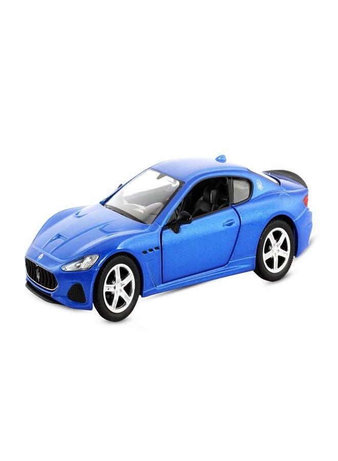 Rmz City 5 Inch Die Cast Maserati Granturismo MC Toy Car 1:32 Scale Model | Licensed Collectible Vehicle with Opening Doors & Pullback Action | International Series for Kids & Car Lovers | Blue - Image 1